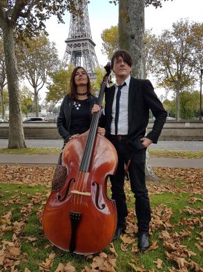 Kato Nigra - Videodreh zu "Krawattenmann" in Paris