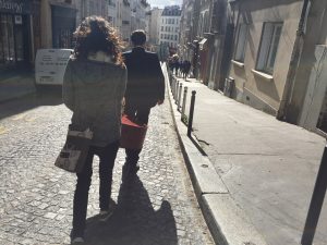 Kato Nigra - Videodreh zu "Krawattenmann" in Paris